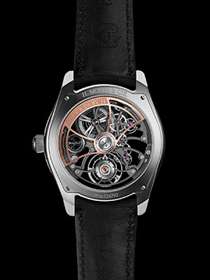 H.Moser & Cie.(H.モーザー) 2022新作 三次元の持つパワー。H. モーザー「パイオニア・シリンドリカル トゥールビヨン スケルトン」