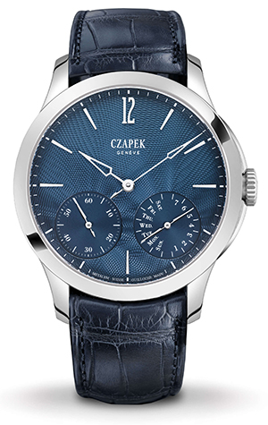 CZAPEK(チャペック) 2020新作 ユニークなギョーシェ・パターンのダイアルが特徴的な、チャペック「ケ・デ・ベルク “オーロラ・ボレアリス”と“ブルー・オーロラ”」