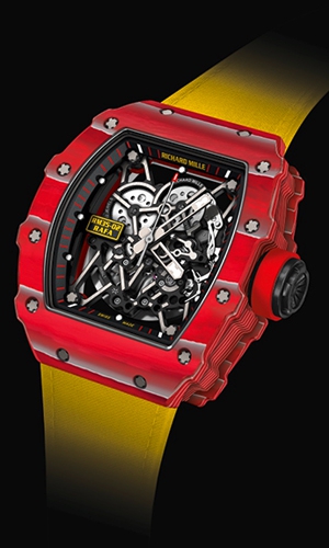 RICHARD MILLE(リシャール・ミル) 初のオートマティック・キャリバー搭載モデル登場「RM 35-02ラファエル・ナダル」