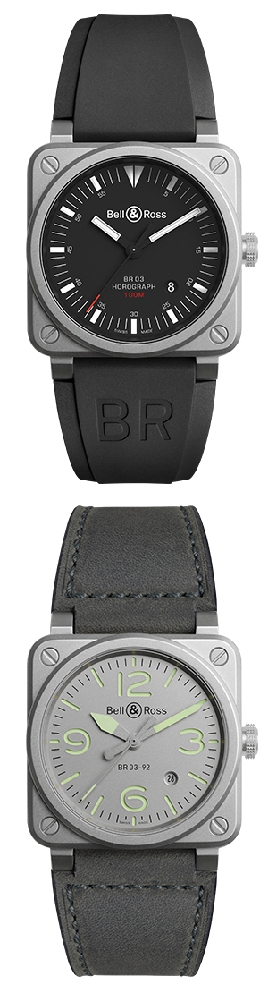 BELL & ROSS(ベル＆ロス) プレ バーゼル 新作モデル 「BR 03-92 ホログラフ」  「BR 03-92 ホロラム」