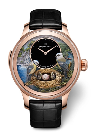 JAQUET DROZ(ジャケ・ドロー) バード・リピーター 伝統技術を受け継ぐアトリエ コレクション 全次元を味方にした憧れのシンボル、ジャケ・ドローの鳥たち