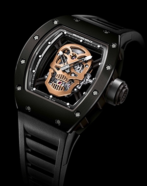 RICHARD MILLE(リシャール・ミル) 2013年新作リシャール･ミル独自解釈のスカルが表現された RM 52-01 トゥールビヨン SKULL ナノセラミック