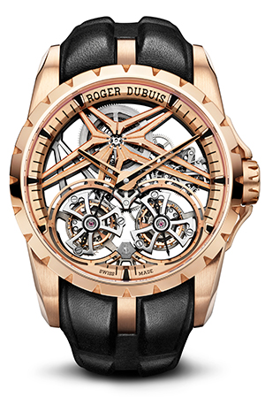 ROGER DUBUIS(ロジェ・デュブイ) 2021新作 ハイパーオロロジーの未来がそこに。ロジェ・デュブイ「エクスカリバー スケルトン ダブルフライングトゥールビヨン」