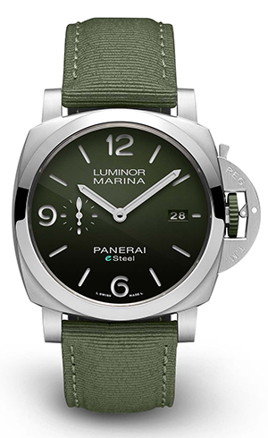 PANERAI(パネライ) 2021新作 資源を循環させる製造業の新しい在り方を時計業界に。パネライ「ルミノール マリーナ eスティール™」