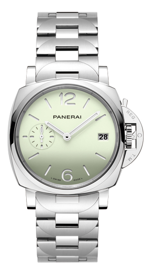 PANERAI(パネライ) 2023新作 ブランド初のモダンなパステルカラー ダイヤル。パネライ「ルミノール ドゥエ 38mm」