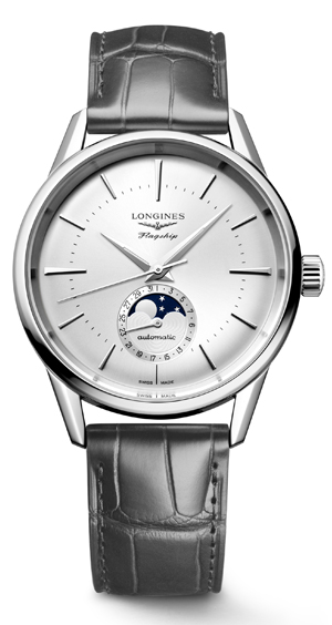 LONGINES(ロンジン) 2023新作 ロンジンの不朽の名作にオマージュを捧げたコレクション「フラッグシップ ヘリテージ」にムーンフェイズ機能搭載の新モデル登場