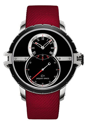 JAQUET DROZ(ジャケ・ドロー) 2020新作 ジャケ・ドローが赤く染まる。「SW スティール＆セラミック」