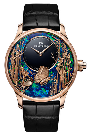 JAQUET DROZ(ジャケ・ドロー) ジャケ・ドローが天然石文字盤の美しい芸術性を披露