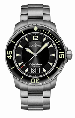 BLANCPAIN(ブランパン) 2020新作 アイコニックなブランパン「フィフティ ファゾムス オートマティック」および「フィフティ ファゾムス ラージデイト」がチタン製ブレスレットで登場