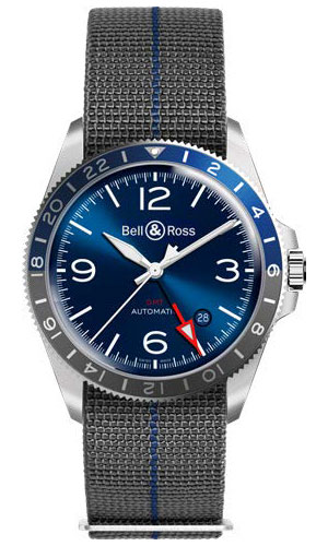 BELL & ROSS(ベル＆ロス) 2020プレバーゼル新作 21世紀のグローブトロッターに向けて。ベル＆ロス「BRV2-93 GMT BLUE」