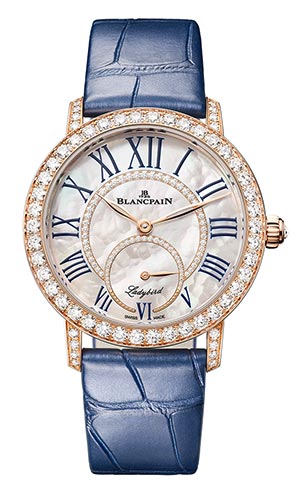 BLANCPAIN(ブランパン) 2023新作 レディバード カラーズのバリエーション豊かなスタイル。洗練されたスモールセコンドとムーンフェイズのブランパン「レディバード カラーズ」