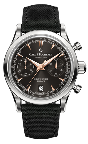 CARL F. BUCHERER(カール F. ブヘラ) 2022新作 カール F. ブヘラから色彩豊かで魅力的な「マネロ フライバック 40mm」が5つのバリエーションで登場