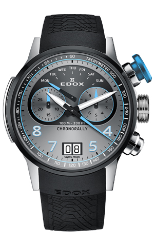 EDOX(エドックス) 2025新作 モータースポーツを支え続ける老舗スイスウォッチメーカーがその世界観を表現したレーシングウォッチ。エドックス「クロノラリー クロノグラフ 45」