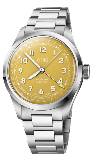 ORIS(オリス) 2025新作 1938年に登場した、オリスを象徴する「ビッグクラウン ポインターデイト」が、新鮮なルックと楽しくて新しいカラーパレットで再登場