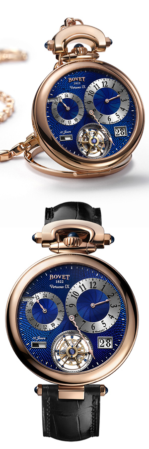 BOVET(ボヴェ) SIHH 2019新作 全4通りに変換が可能なアマデオ®コンバーティブル ケースを採用したアマデオ フルリエ コレクション「ヴィルトゥオーソIX」