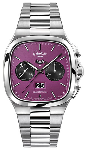 GLASHÜTTE ORIGINAL(グラスヒュッテ・オリジナル) 2025新作 過去と現在を融合した、レトロなフォルムと革新的なカラーの限定モデル。グラスヒュッテ・オリジナル「セブンティーズ・クロノグラフ・パノラマデイト」