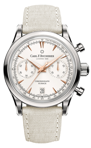 CARL F. BUCHERER(カール F. ブヘラ) 2022新作 カール F. ブヘラから色彩豊かで魅力的な「マネロ フライバック 40mm」が5つのバリエーションで登場