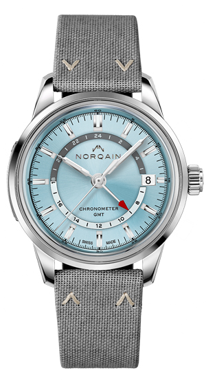 NORQAIN(ノルケイン) 2024新作 ノルケイン「フリーダム60 GMT 40mm アイスブルー」