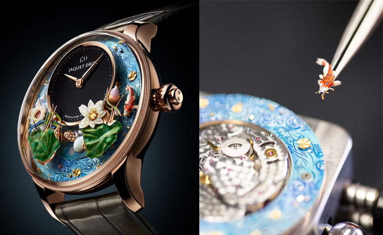 JAQUET DROZ(ジャケ・ドロー) 2019新作 自然主義の真髄を表現するジャケ・ドローの新作オートマタウォッチ「マジック・ロータス・オートマトン」