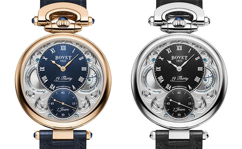 BOVET(ボヴェ) 2019年 ボヴェ新作 1930年代の懐中時計のデザインを踏襲したコレクション「ナインティーン サーティ フルリエ」に新ダイアルのモデル登場