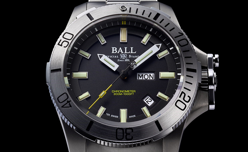 BALL WATCH(ボール ウォッチ) 時計業界初の「ミューメタル」採用で80,000A/mの高耐磁性を実現したタフネス・ダイバーズ 「サブマリン ウォーフェア」がいよいよ登場