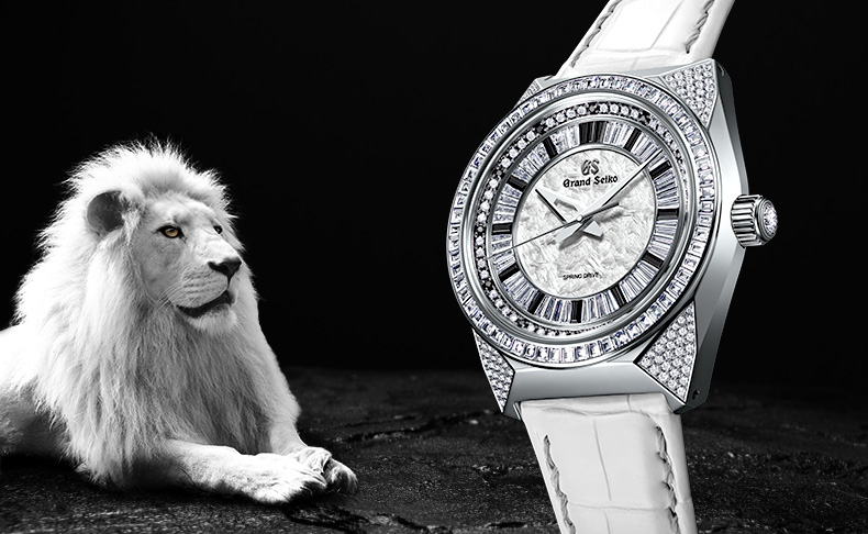 Grand Seiko(グランドセイコー) 2022新作 グランドセイコーより、「White Lion」をデザインテーマにした独創的なジュエリーウオッチが登場