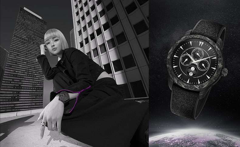 CARL F. BUCHERER(カール F. ブヘラ) バーチャルインフルエンサー＜Imma＞がカール F. ブヘラの新作「カプセルコレクション」の「マネロ ペリフェラル パーペチュアルカレンダー」とコラボレーション