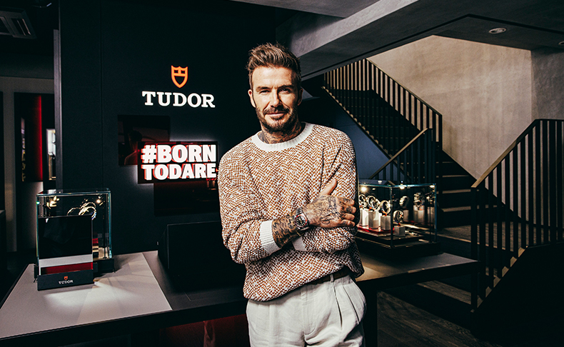 TUDOR(チューダー) グローバルアンバサダーのデイヴィッド・ベッカムを迎え「チューダー ブティック 渋谷」のオープンを記念したイブニングイベントが開催