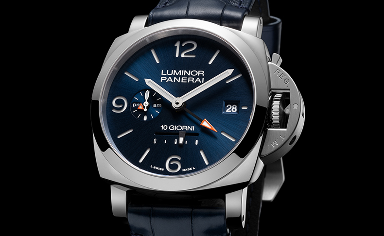 PANERAI(パネライ) 2024新作 パワーリザーブの専門知識を生かした伝統と革新の融合。パネライ「ルミノール ディエチ ジョルニ GMT」