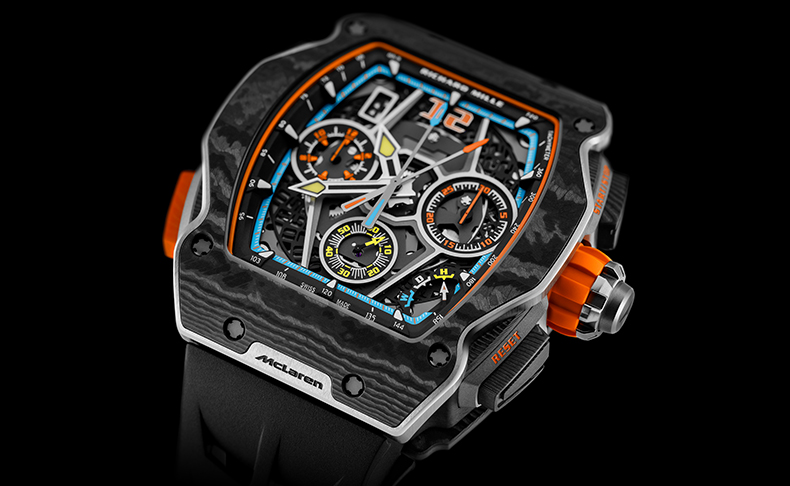 RICHARD MILLE(リシャール・ミル) 2024新作 リシャール・ミル「RM 65-01 オートマティック スプリットセコンド クロノグラフ マクラーレン W1」