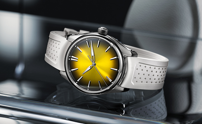 H.Moser & Cie.(H.モーザー) 2025新作 時間が輝きを生むとき：H.モーザー「パイオニア・センターセコンド サニーサイドアップ」
