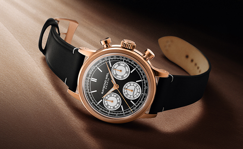 RAYMOND WEIL(レイモンド・ウェイル) 2025新作 端正なセクターダイアルのクロノグラフモデルに、ヴィンテージ感が際立つ新色が3型追加。レイモンド・ウェイル「ミレジム クロノグラフ」