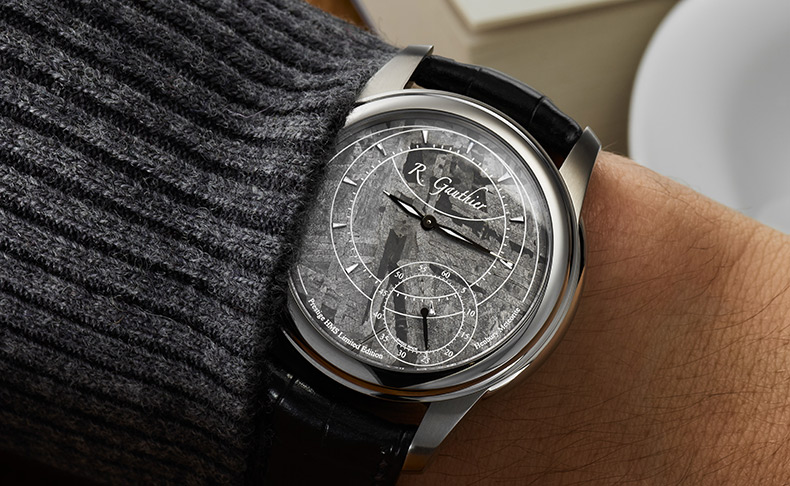 ROMAIN GAUTHIER(ローマン・ゴティエ) 希少性の高いヘンブリー隕石を使用した、ローマン・ゴティエ「プレスティージ HMS ステンレススチール」