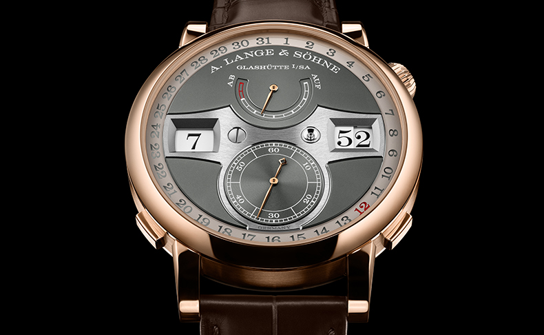 A. LANGE ＆ SÖHNE(A.ランゲ＆ゾーネ) 2025新作 温かみのある色合いが引き立てるエレガントなデジタル表示。A.ランゲ＆ゾーネ「ツァイトヴェルク・デイト」