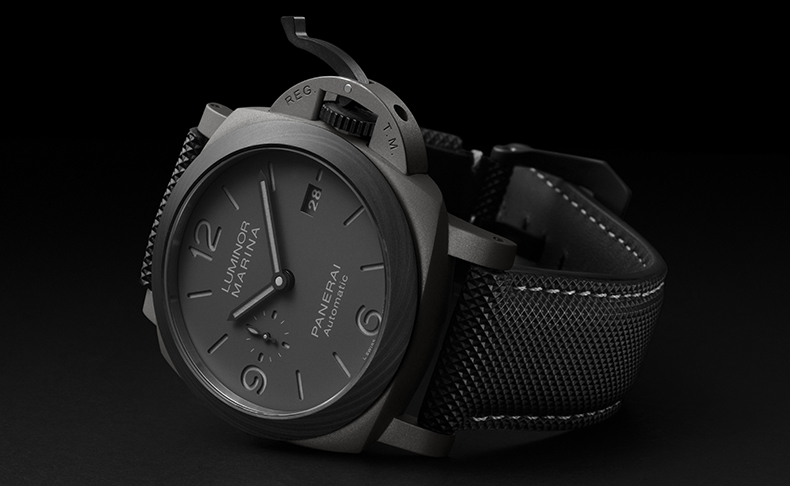 PANERAI(パネライ) 2020新作 象徴的なルミノールマリーナを再解釈しハイテク素材分野での取り組みを強化。パネライ「ルミノール マリーナ DMLS ‐ 44mm」