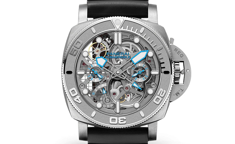 PANERAI(パネライ) 2020新作 マイク・ホーンと一緒に北極圏で探検ができる、体験付きスペシャルエディション「サブマーシブル エコ パンゲア™ トゥールビヨン GMT - 50mm マイク・ホーン エディション」
