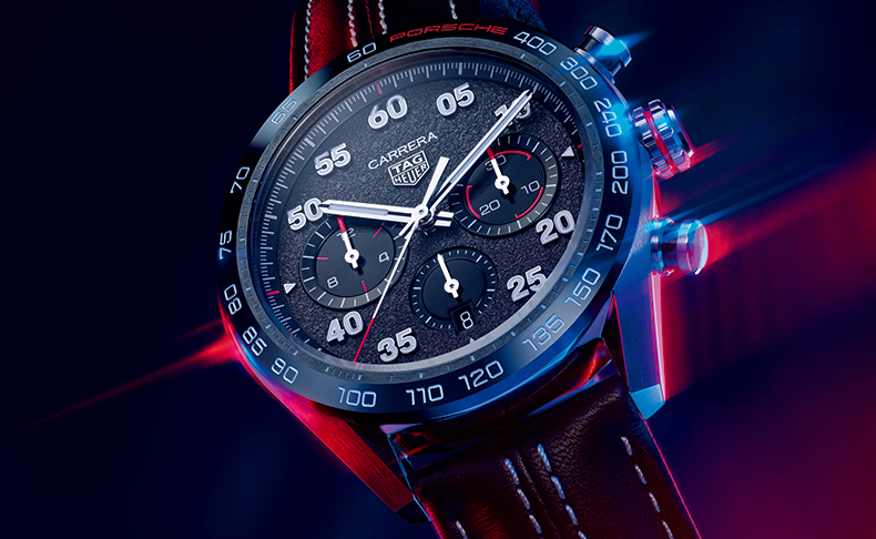 TAG Heuer(タグ・ホイヤー) 2021新作 タグ・ホイヤー、ポルシェとの戦略的パートナーシップを締結！ 「タグ・ホイヤー カレラ キャリバー ホイヤー02 クロノグラフ ポルシェスペシャルエディション」