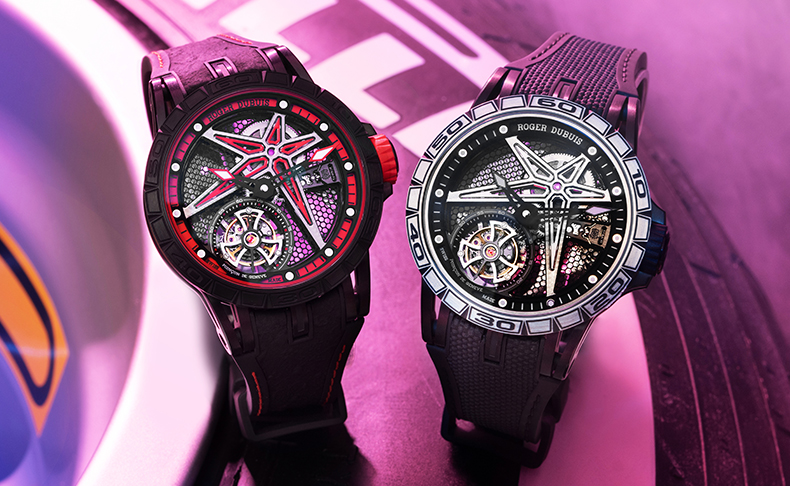 ROGER DUBUIS(ロジェ・デュブイ) 2021新作 ハイパーオロロジー、アドレナリンのざわめき。ロジェ・デュブイ「エクスカリバー スパイダー ピレリ」「エクスカリバー スパイダー」