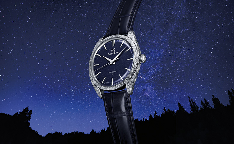 Grand Seiko(グランドセイコー) 2021新作 セイコー創業140周年記念。“日本一美しい星空”と評される信州・阿智村の星空をダイヤルとケースでダイナミックに表現した、グランドセイコー「SBGZ007」