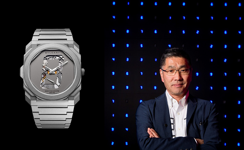 BVLGARI(ブルガリ) 2021新作 現代美術家 宮島達男とブルガリのコラボレーションによる日本限定モデル、ブルガリ「オクト フィニッシモ 宮島達男 日本限定モデル」コレクションが登場