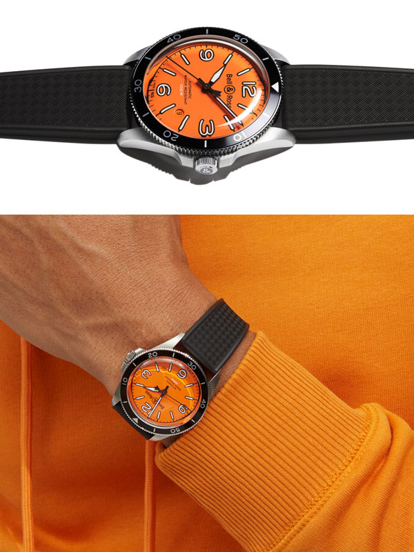 BELL & ROSS(ベル＆ロス) 2022新作 個性際立つオレンジカラー。ベル＆ロス「BR 03-92 Diver Orange」