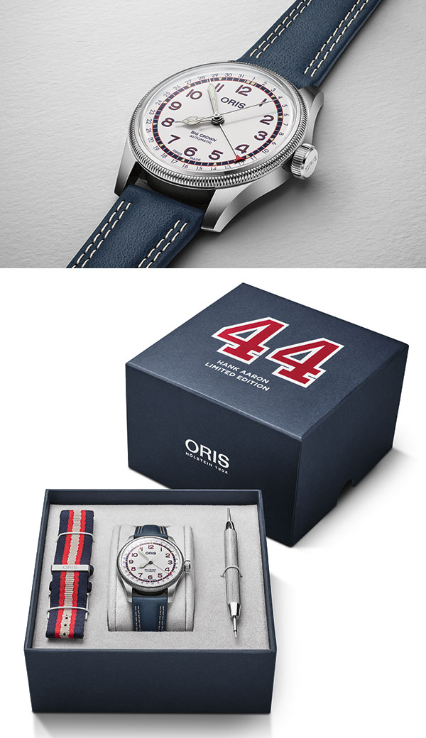 ORIS(オリス) 2023新作 ハンク・アーロンの功績を讃えて。オリス「ハンク・アーロン リミテッドエディション」ハンク・アーロン・チェイシング・ザ・ドリーム基金と協賛