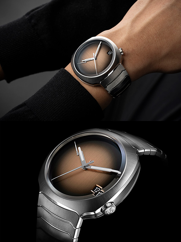 H.Moser & Cie.(H.モーザー) 2024新作 1年間限定生産のスペシャルエディション。H.モーザー「ストリームライナー・パーペチュアルカレンダー コンセプト スモークサーモン」