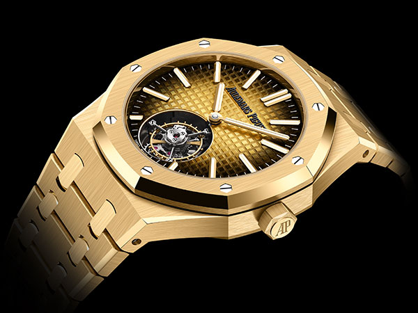 AUDEMARS PIGUET(オーデマ ピゲ) 2024新作 イエローゴールドのオーデマ ピゲ「ロイヤル オーク フライング トゥールビヨン」に2つの特別モデルが登場