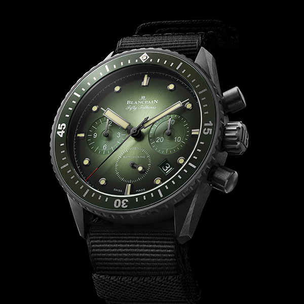 BLANCPAIN(ブランパン) 2020新作 ブランパン「フィフティ ファゾムス バチスカーフ フライバック クロノグラフ」にグリーンが登場