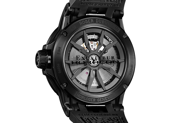 ROGER DUBUIS(ロジェ・デュブイ) 2020新作 ロジェ・デュブイとランボルギーニ・スクアドラ・コルセとのパートナーシップから新たにトータルブラックの「エクスカリバー ウラカン」登場