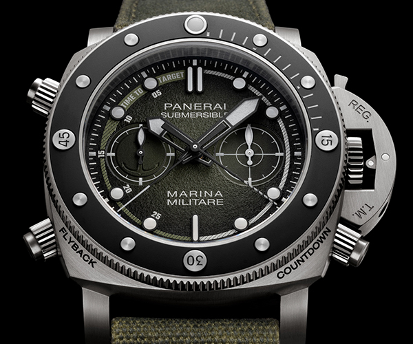 PANERAI(パネライ) 2025新作 パネライとミリタリーとの歴史に根ざした新しいエクスペリエンス。パネライ「サブマーシブル クロノ マリーナミリターレ エクスペリエンス エディション」