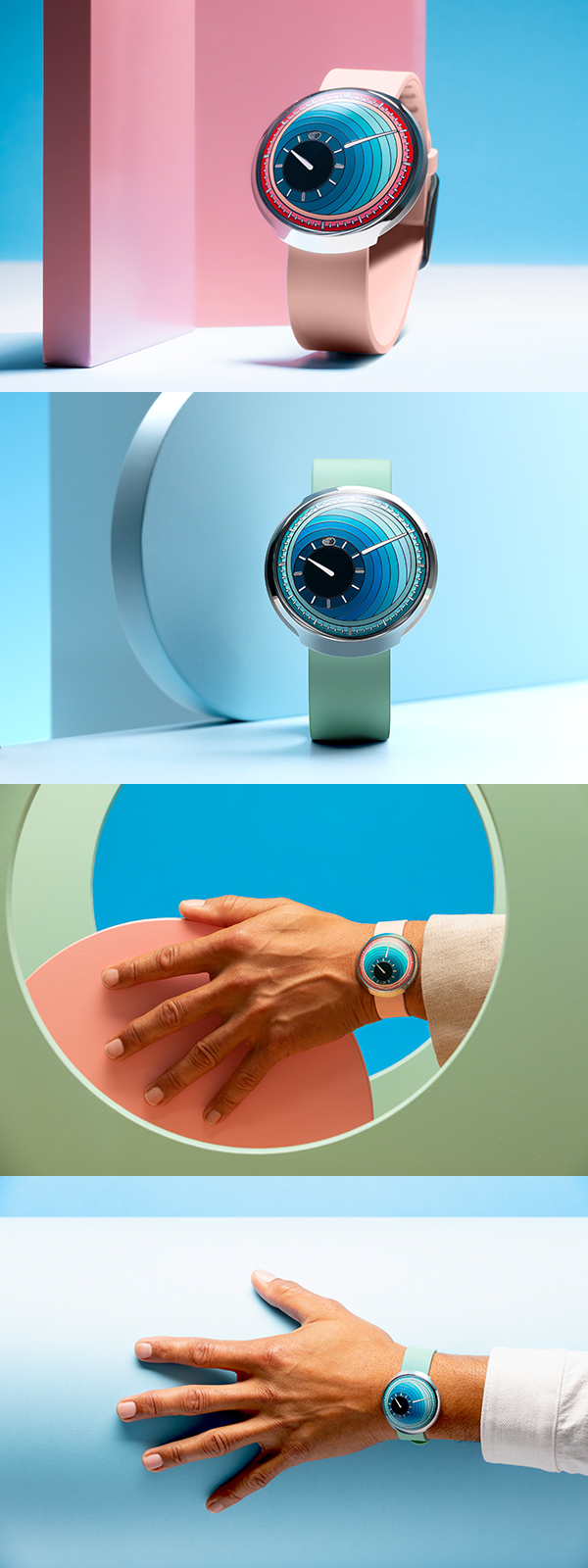 RESSENCE(レッセンス) 2025新作 文字盤で鮮やかに動く、アートウォッチ。レッセンス「Type 8 DE1」「Type 8 DE2」