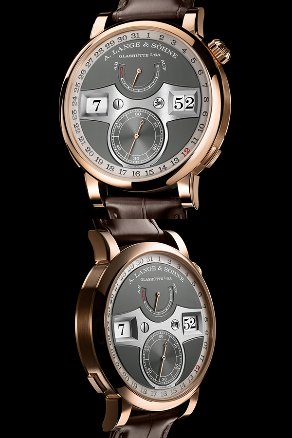 A. LANGE ＆ SÖHNE(A.ランゲ＆ゾーネ) 2025新作 温かみのある色合いが引き立てるエレガントなデジタル表示。A.ランゲ＆ゾーネ「ツァイトヴェルク・デイト」
