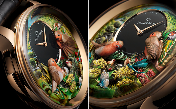 JAQUET DROZ(ジャケ・ドロー) 2021新作 ブランド発祥の地へのオマージュを捧げる歴史的限定モデル。ジャケ・ドロー「バード・リピーター 生誕300周年記念モデル」